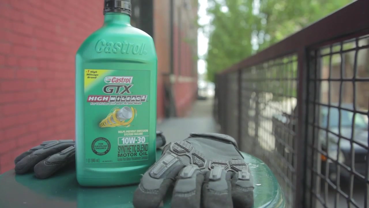 High mileage oil is designed to protect engines from leaks as they age. 