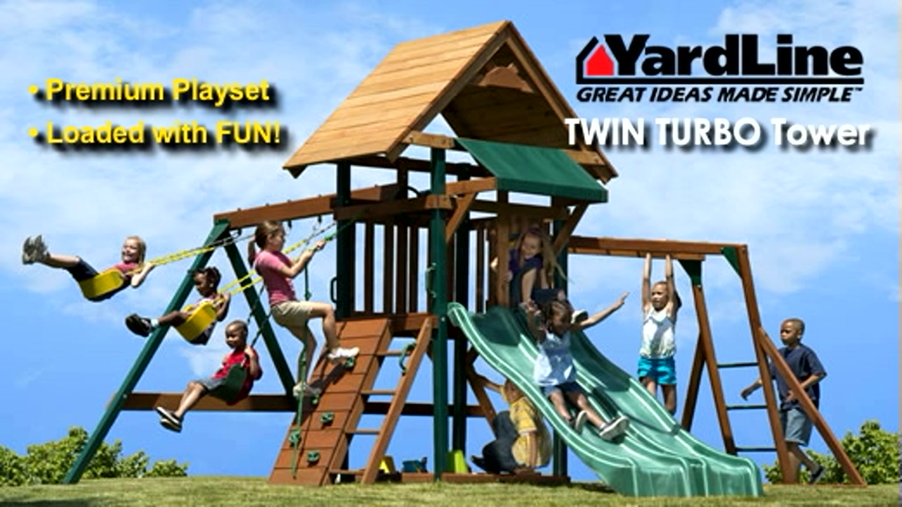 Twin Turbo Tower Playset By Yardline Play System Video Gallery